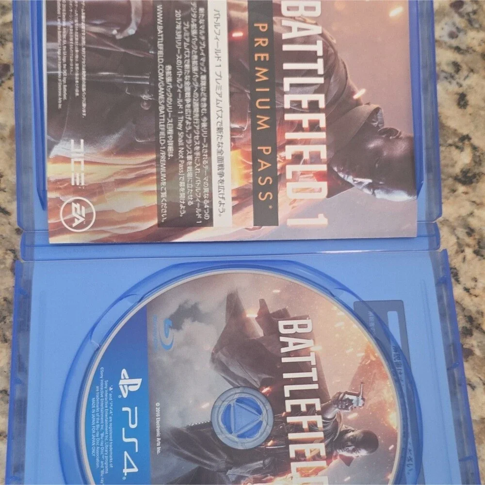 Electronic Arts Battlefield 1 PS4 Shooter Premium Pass NTSC-J (Japan) 2016